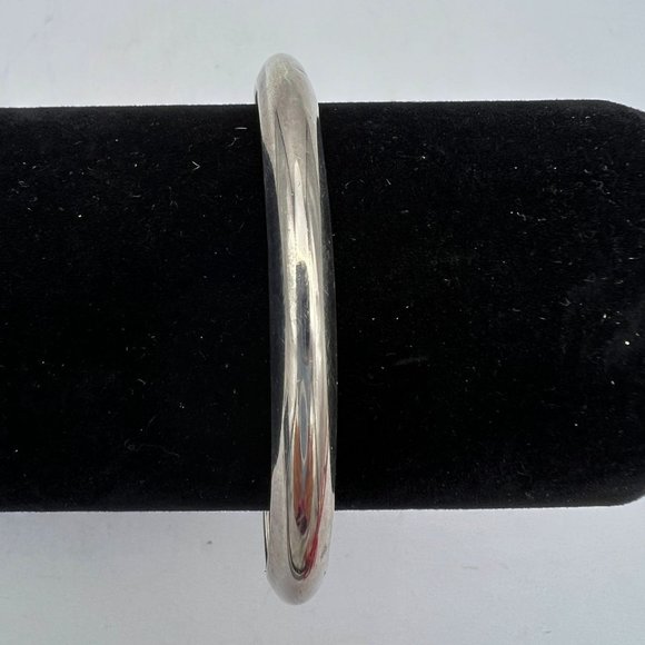 Vintage Bracelet Women's 8 in Sterling Silver Bangle Clasp Closure - Picture 1 of 4